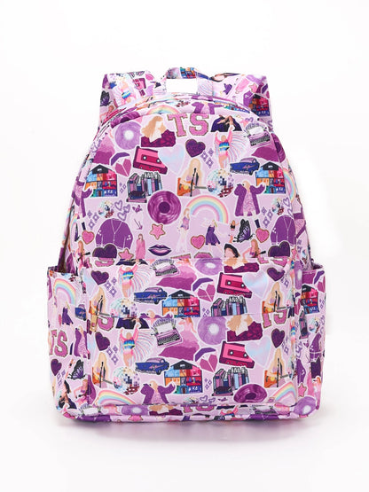 Purple backpack