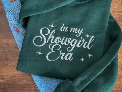 Showgirl Era Embroidered Sweatshirt
