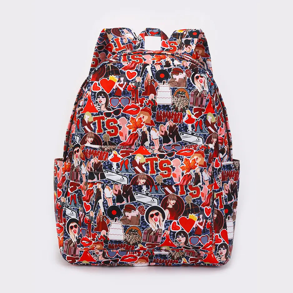 Red backpack